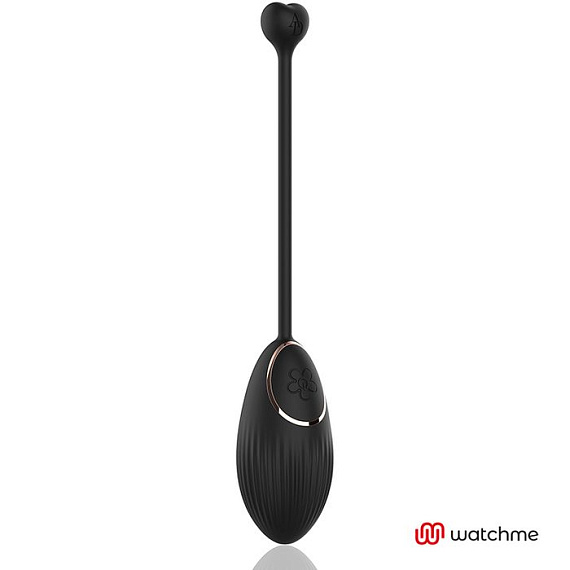 Черное виброяйцо с пультом-часами Anne s Desire Vibro Egg Wireless Watchme от Intimcat