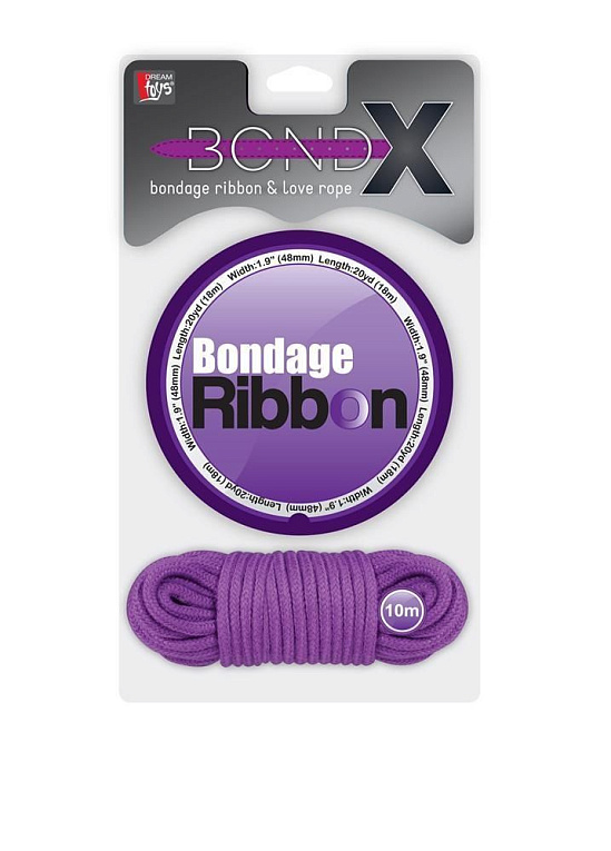 Комплект для связывания BONDX BONDAGE RIBBON   LOVE ROPE PURPLE - 