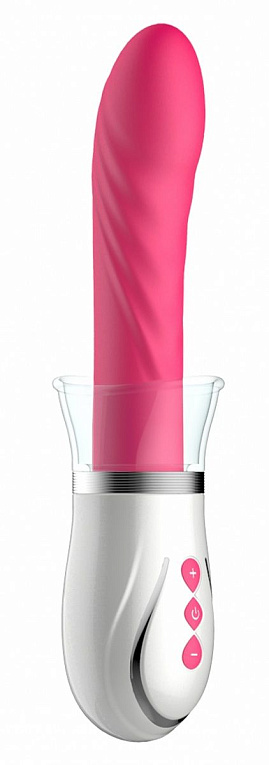 Розовый набор Twister 4 in 1 Rechargeable Couples Pump Kit - анодированный пластик, силикон