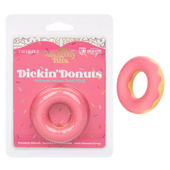 Эрекционное кольцо в форме пончика Dickin’ Donuts Silicone Donut Cock Ring от Intimcat