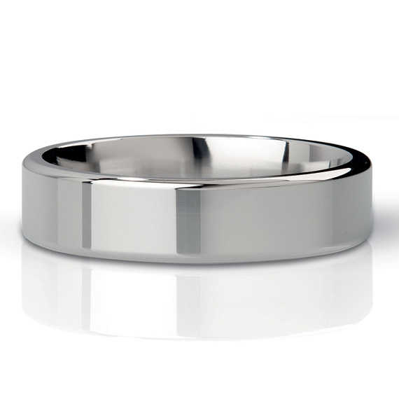 Стальное полированное эрекционное кольцо Duke - 5,1 см. - металл