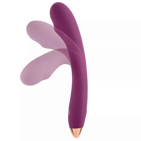 Фиолетовый стимулятор G-точки G-Spot Slim Flexible Vibrator - 22 см. от Intimcat