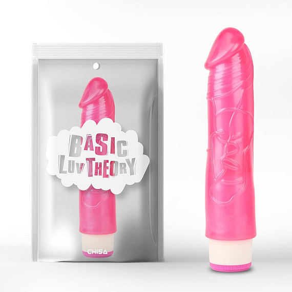 Розовый вибратор-реалистик Sexy Whopper - 20,2 см. - термопластичный эластомер (TPE)