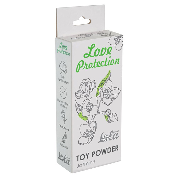 Пудра для игрушек Love Protection с ароматом жасмина - 15 гр. - 