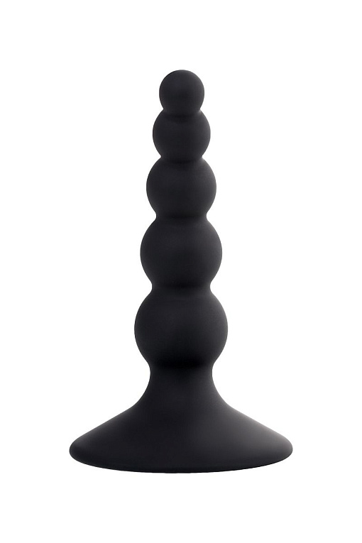 Черная анальная втулка Bootes - 10 см. от Intimcat