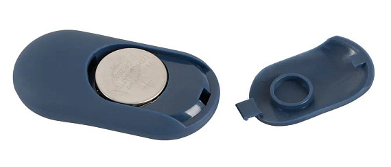 Синий вибростимулятор простаты с кольцом - 14,5 см. - фото 6