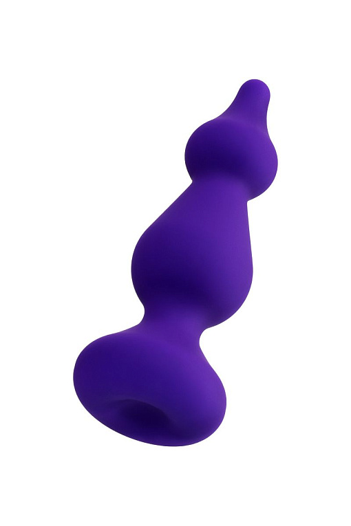 Фиолетовая анальная втулка Sholt - 10 см. - силикон