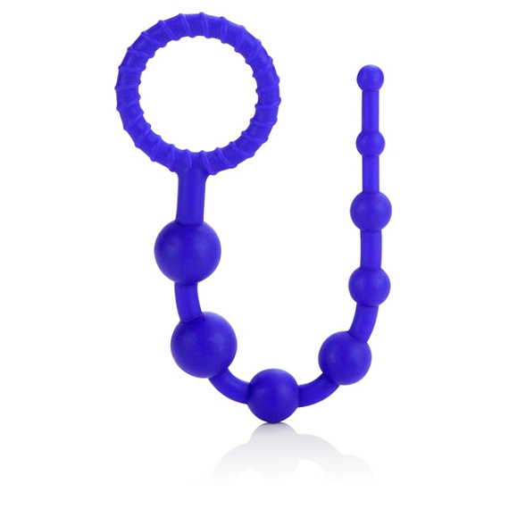 Фиолетовая силиконовая цепочка Booty Call X-10 Beads - силикон