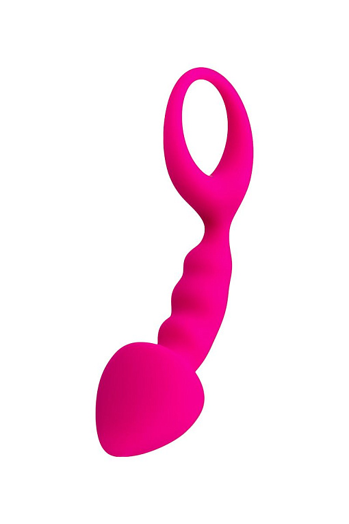 Розовая анальная втулка Bong - 12,5 см. - силикон