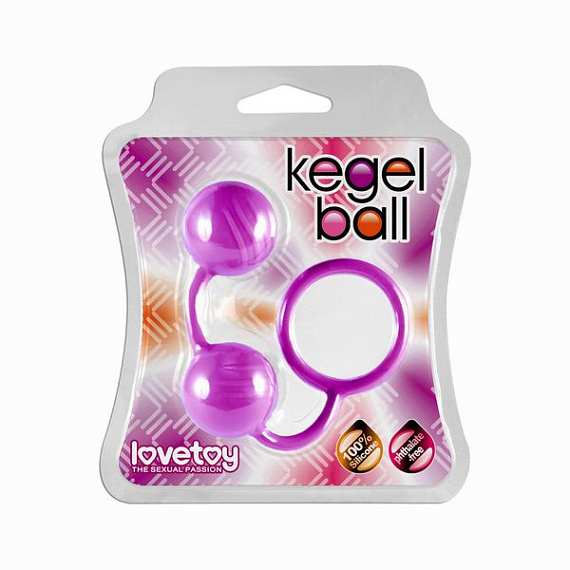 Розовые вагинальные шарики Kegel Ball - силикон