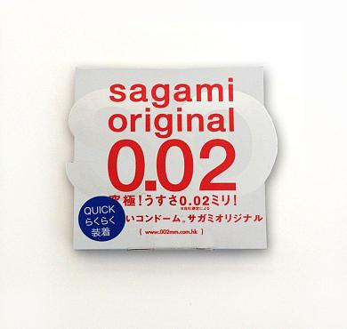 Ультратонкий презерватив Sagami Original 0.02 Quick - 1 шт.