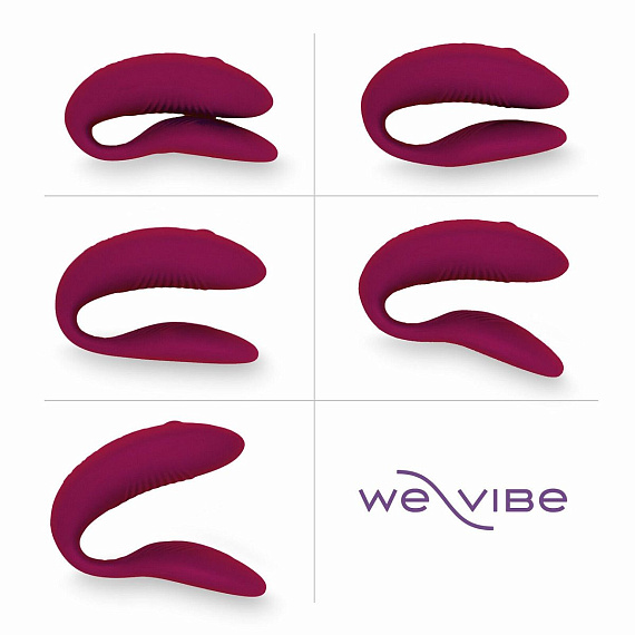 Ярко-розовый вибратор для пар We-Vibe Sync We-vibe
