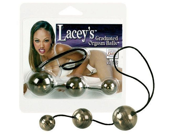 Вагинальные шарики Lacey s Graduated Orgasm Balls - анодированный пластик (ABS)