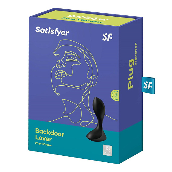 Чёрный вибромассажёр простаты Satisfyer Backdoor Lover - 14 см. - фото 6