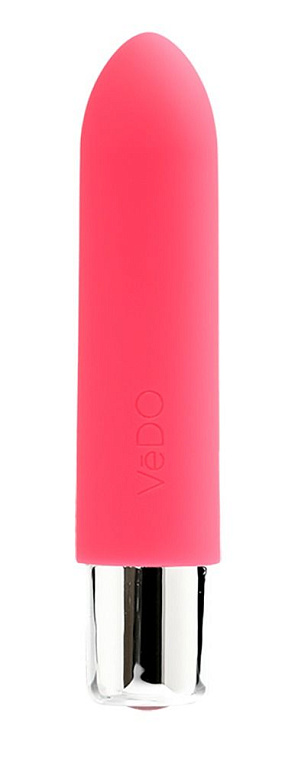 Розовая вибропуля VeDO Bam Mini - 9,5 см. - силикон