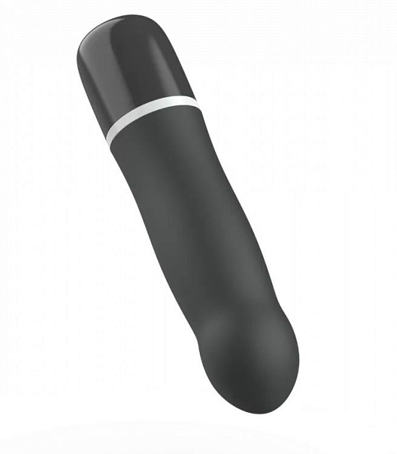 Черный мини-вибратор Bdesired Deluxe - 15,3 см. - силикон