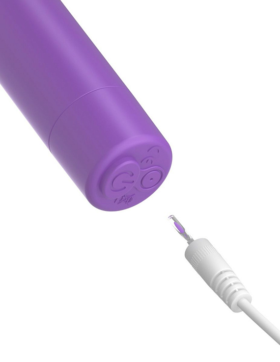 Фиолетовая вибропуля с пультом Rechargeable Remote Control Bullet - 7,62 см. Pipedream