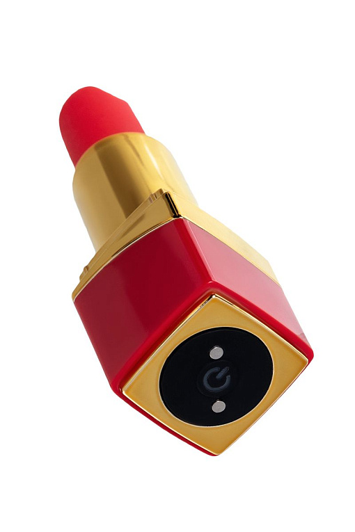 Красный вибратор-помада Pansies - 9 см. - фото 5