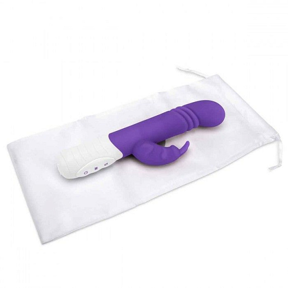 Фиолетовый массажер для G-точки Slim Shaft thrusting G-spot Rabbit - 23 см. Rabbit Essentials