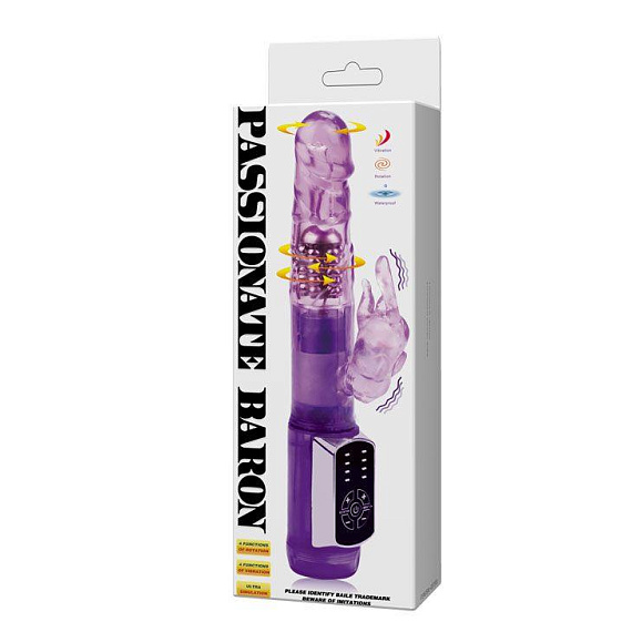 Фиолетовый ротатор Passionate Baron - 21,5 см. - фото 8