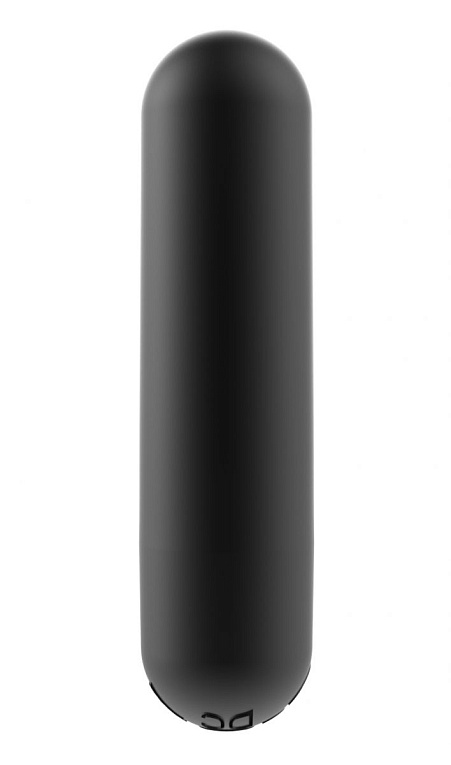 Черная перезаряжаемая вибропуля Clio - 7,6 см. от Intimcat