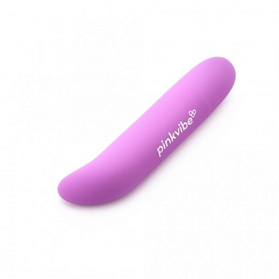 Фиолетовый вибромассажер Pink Vibe для стимуляции точки G и клитора - 12,2 см. Pink Vibe