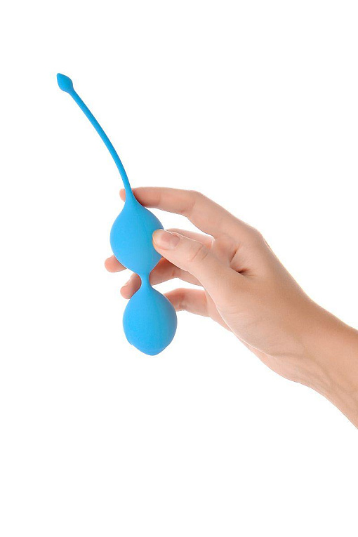 Голубые вагинальные шарики Toyfa A-toys - фото 6