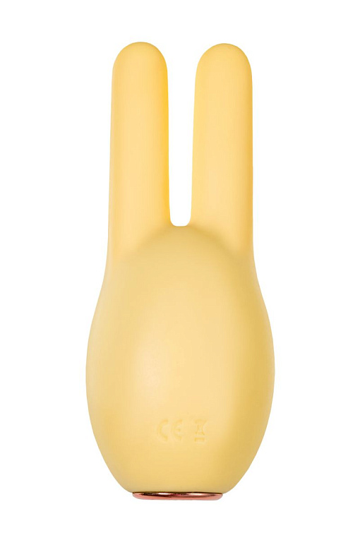 Желтый клиторальный стимулятор с ушками Mr. Bunny от Intimcat