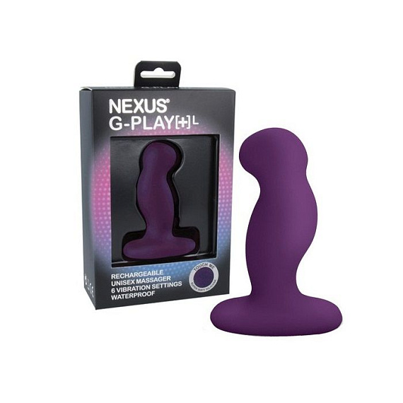 Фиолетовая вибровтулка Nexus G-Play+ L - силикон