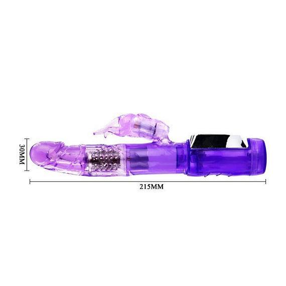 Фиолетовый ротатор Passionate Baron - 21,5 см. - фото 5