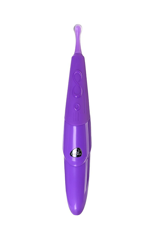 Фиолетовый стимулятор клитора с ротацией Zumio S - фото 6