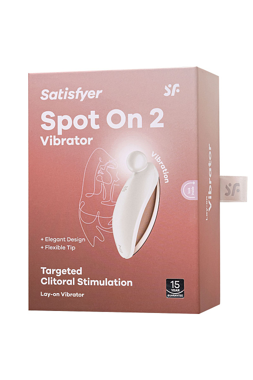 Белый вибростимулятор клитора Satisfyer Spot On 2 - фото 7