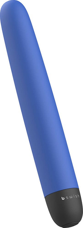Синий классический вибратор Bgood Classic - 18 см. - фото 6