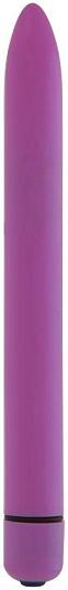 Фиолетовый тонкий вибратор GC Slim Vibe - 16,5 см.