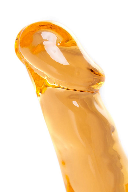 Оранжевый леденец в форме пениса со вкусом аморетто - фото 7