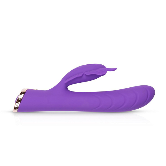 Фиолетовый вибратор-кролик The Princess Butterfly Vibrator - 20,5 см. - фото 5