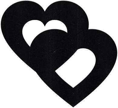 Украшение на соски  Nipple Stickers в форме сердец