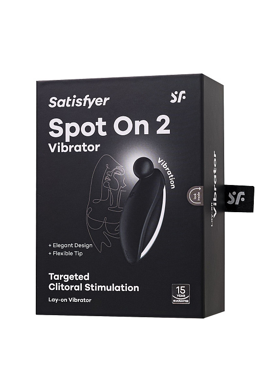 Черный вибростимулятор клитора Satisfyer Spot On 2 - фото 8