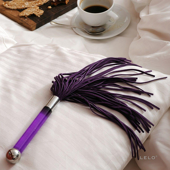 Фиолетовая замшевая плеть Sensua от Intimcat