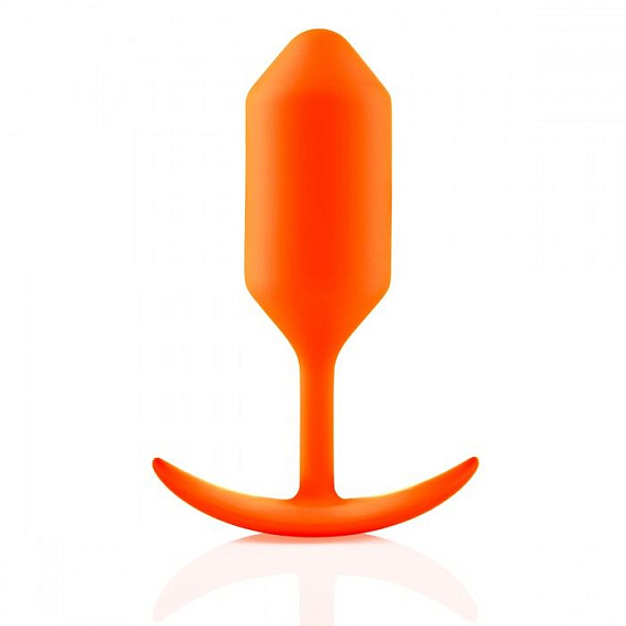 Оранжевая пробка для ношения B-vibe Snug Plug 3 - 12,7 см. от Intimcat