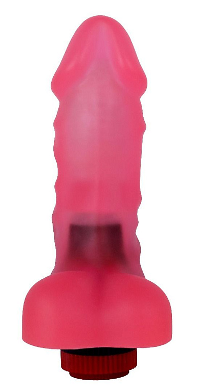 Розовый гелевый вибратор-реалистик - 16,5 см. LOVETOY (А-Полимер)