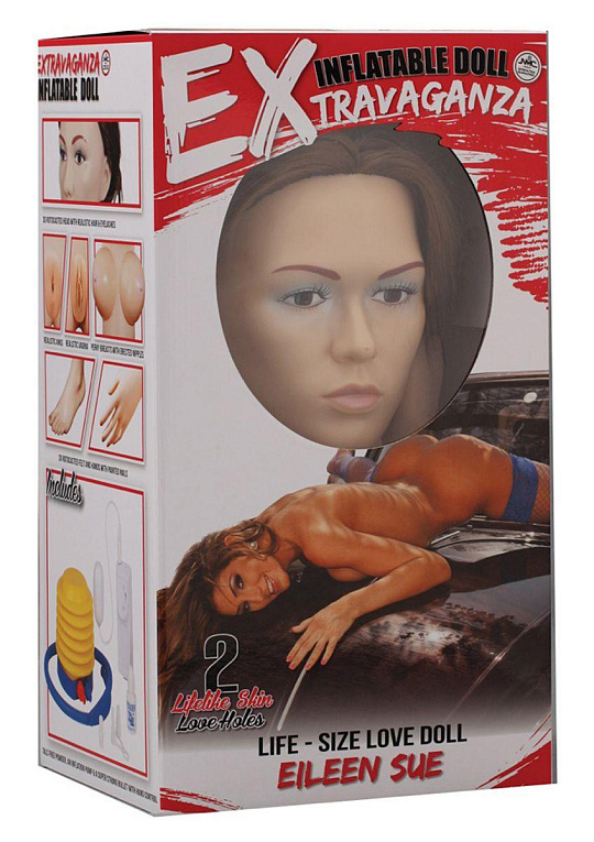Реалистичная секс-кукла EXTRAVAGANZA EILEEN SUE - поливинилхлорид (ПВХ, PVC)
