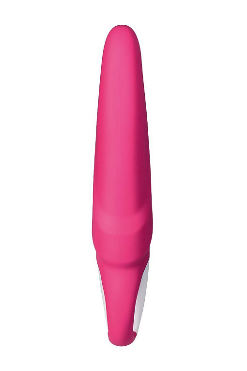 Ярко-розовый вибратор  Satisfyer Mr. Rabbit с клиторальным отростком - 22,1 см. Satisfyer