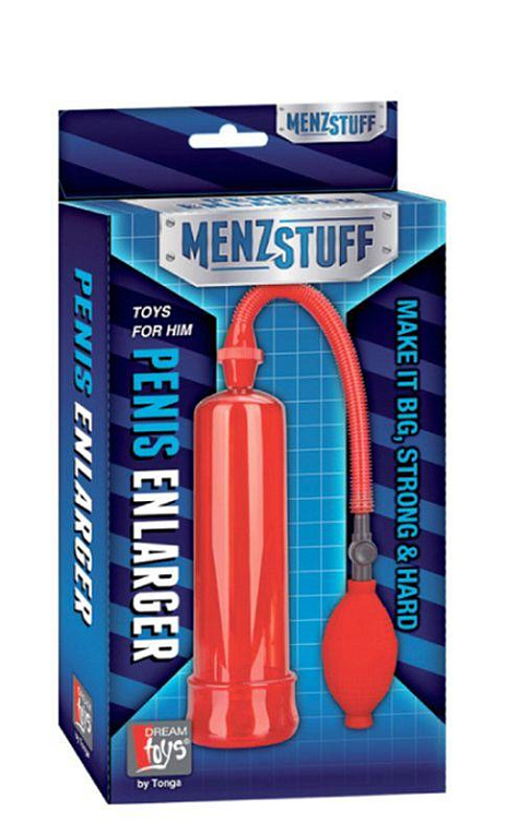 Вакуумная помпа Penis Enlarger Red - пластик