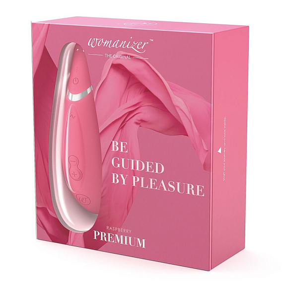 Розовый бесконтактный клиторальный стимулятор Womanizer Premium - фото 6