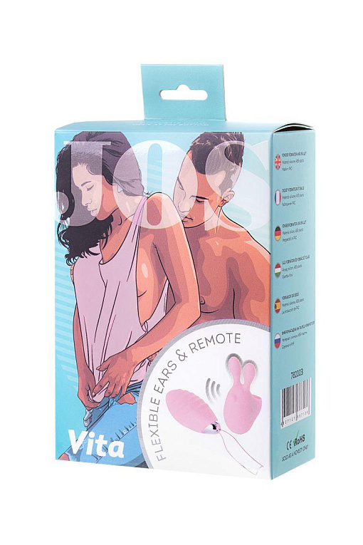 Нежно-розовый набор VITA: вибропуля и вибронасадка на палец - фото 9
