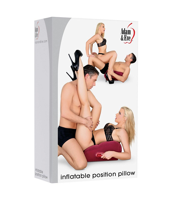 Надувная секс-подушка с ручками Inflatable Position Pillow - поливинилхлорид (ПВХ, PVC)