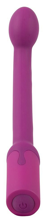 Фиолетовый вибратор G-точки G-SPOT VIBRATOR - 22 см. - силикон