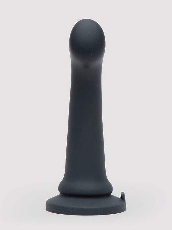Черный фаллоимитатор Feel It Baby Silicone G-Spot Dildo - 17,8 см. - силикон