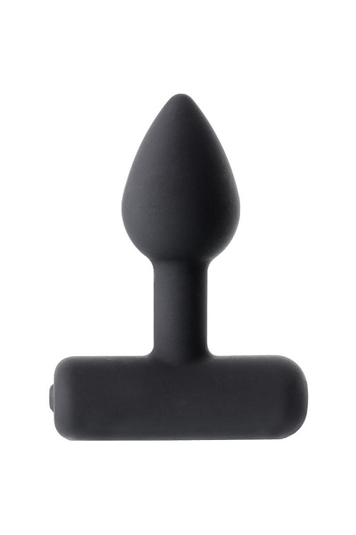 Чёрная анальная мини-вибровтулка Erotist Shaft - 7 см. - силикон
